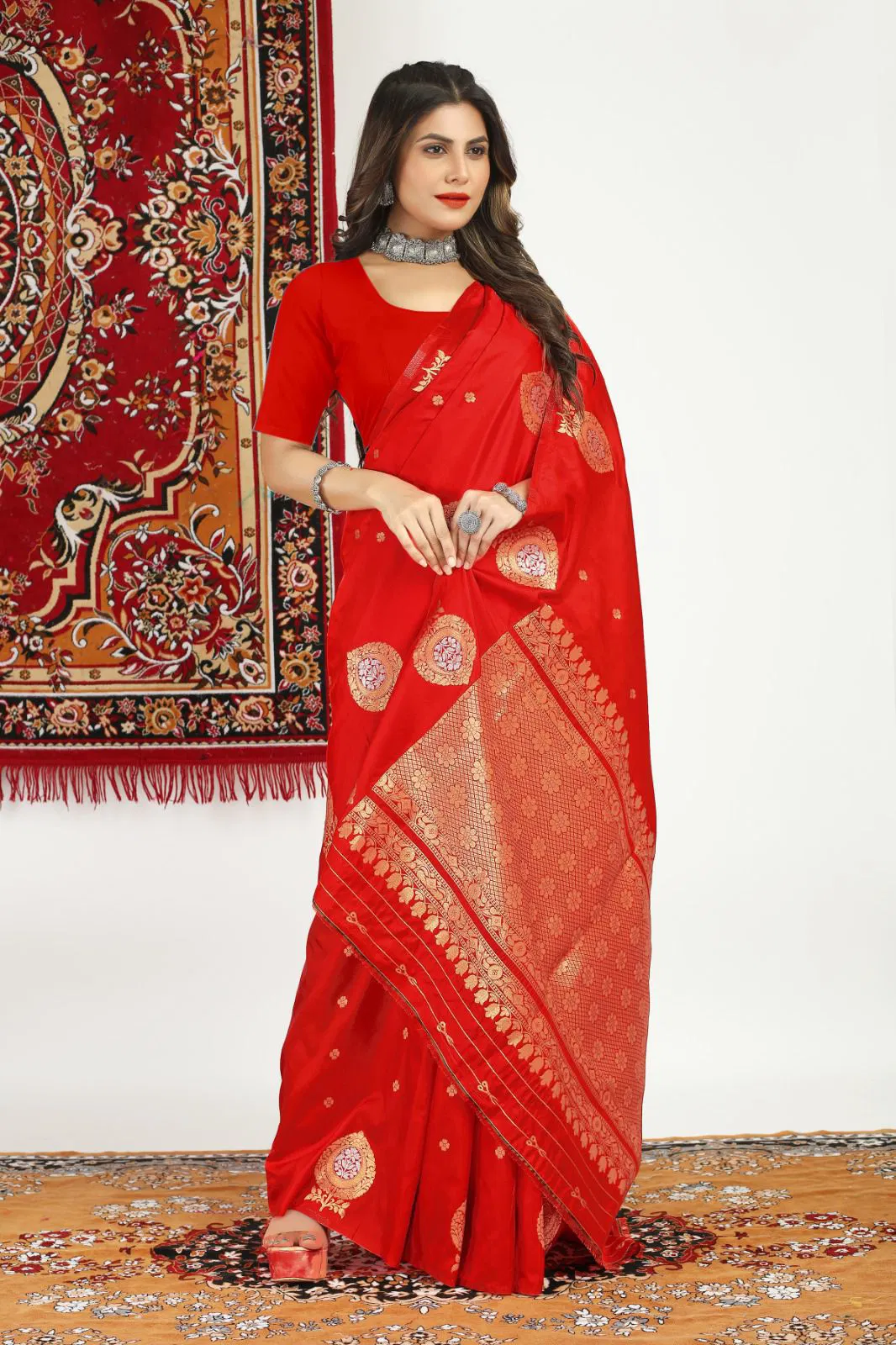 Triva Silk Handloom Kanchipuram Pure Silk Sarees Catalog